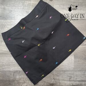 Rafaella Embroidered Mini Skirt Size 12